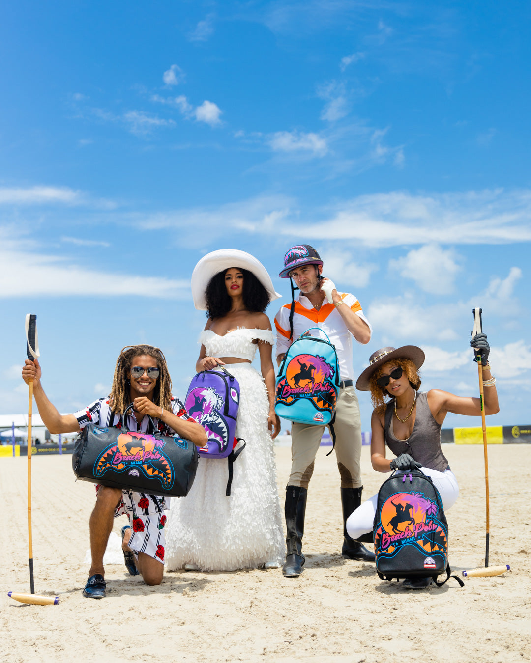 MIAMI BEACH POLO COLLAB DUFFLE (BLACK) - Image 6